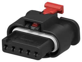 TE CONNECTIVITY 1-2378605-1 Automotive Connector Housing, Sealed, Key Code A, MCON 1.2LL Series, Receptacle, 5 Ways