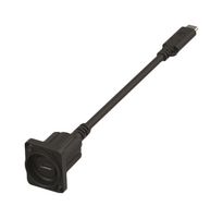NEUTRIK NAUSBC-5G-FL15 USB Cable, Type C Plug to Type C Receptacle, 150 mm, 5.91 ", USB 3.2