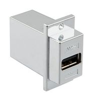 L-COM ECF504-30-UAAS-HR USB Adapter, USB Type A Receptacle, USB Type A Receptacle, USB 3.0