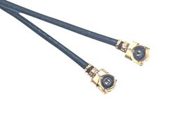 MUELLER ELECTRIC BU-4150086050 RF / Coaxial Cable Assembly, 2 ", 50 mm, 1.13mm, U.FL Right Angle Plug, U.FL Right Angle Plug