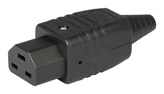 SCHURTER - 1658.0000 - IEC Power Connector, IEC C21 Socket, 20 A, 250 VAC, Screw, Cable Mount