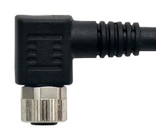NOSHOK FS-2-4P Sensor Cable, M12 Receptacle, Free End, 4 Positions, 2 m, 6.6 ft