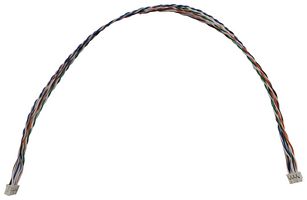MULTICOMP PRO MP016965 Cable Assembly, Wire to Board Receptacle to Wire to Board Receptacle, 8 Ways, 2 Row, 400 mm