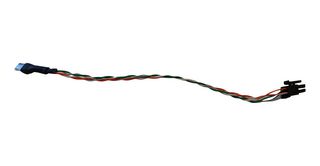 MULTICOMP PRO MP016966 USB Cable, 2x2 Pin to USB Micro Plug, 150 mm, 5.9 ", Multi-coloured