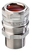 PFLITSCH LEX 216VA/316L HTS Cable Gland, M16 x 1.5, 7 mm, 11 mm, 316L Stainless Steel, Metallic - Unfinished, IP66, IP68