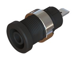 CAL TEST ELECTRONICS CT4397-08-0 Banana Test Connector, 4mm, Jack, Panel Mount, 36 A, 1 kV, Nickel Plated Contacts, Black