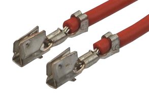 JST / JAPAN SOLDERLESS TERMINALS ASSHSSH28R102 Cable Assembly, Crimp Socket to Crimp Socket, 4.02 ", 102 mm, SH Series, Red