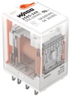 WAGO 2585-248 Power Relay, 4PDT, 230 V, 5 A, WAGO - 2585 Series, Quick Connect, Non Latching