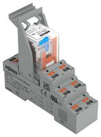 WAGO 2585-327 Power Relay, DPDT, 110 V, 6 A, WAGO - 2585 Series, DIN Rail, Non Latching