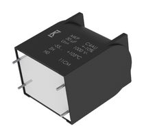 KEMET C4AUQBU4100M1WJ Power Film Capacitor, Metallized PP, Radial Box - 2 Pin, 1 µF, ± 5%, DC Link, Through Hole