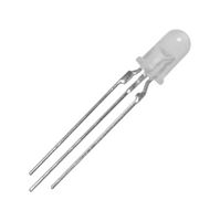 MULTICOMP PRO MP017042 LED, GaAsP/AlGaInP, Kelly, Red, Through Hole, T-1 3/4 (5mm), Round, K 20mA, R 20mA