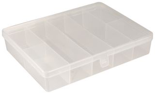 MULTICOMP PRO 25/1 Compartment Box, Large, PP, 34mm Height, 178mm Width, 140mm Depth