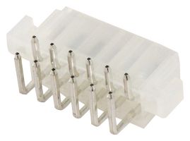 TE CONNECTIVITY - AMP 1-1586043-2 Pin Header, Right Angle, Wire-to-Board, 4.2 mm, 2 Rows, 12 Contacts, Through Hole Right Angle