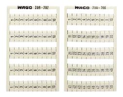 WAGO - 209-504. - Terminal Block Marker, Terminal Block Marker Card, Wago Series Terminal Blocks, 21-30