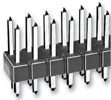 FISCHER ELEKTRONIK SL 2 025 72 G Pin Header, Wire-to-Board, 2.54 mm, 2 Rows, 72 Contacts, Through Hole, SL