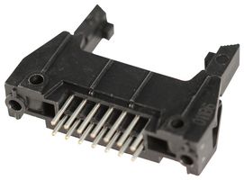 3M N3314-6302RB Pin Header, Long Latch, Wire-to-Board, 2.54 mm, 2 Rows, 14 Contacts, Through Hole Straight, 3000