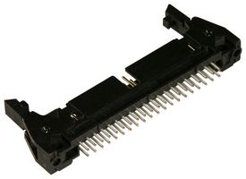 3M N3432-6302RB Pin Header, Long Latch, Wire-to-Board, 2.54 mm, 2 Rows, 40 Contacts, Through Hole Straight, 3000