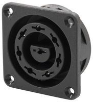 BULGIN LIMITED - PX0552. - High Power Connector, Receptacle, 250 VAC, 6 A, Panel Mount, Quick Connect