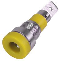 MULTICOMP 24.241.3 Banana Test Connector, Socket, 4mm, Receptacle, Panel Mount, 25 A, 30 VAC, Nickel Plated Contacts