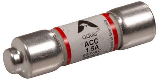 MULTICOMP PRO MP015689 Fuse, Industrial / Power, MP Power ACC Series, 1.5 A, 600 V, 300 V, 10mm x 38mm