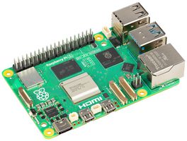 RASPBERRY-PI RASPBERRY-PI 5 1G Raspberry Pi 5 Board, 2.4GHz, 1GB, 64-bit ARM Cortex-A76, 4 Cores, BCM2712, 40-Pin GPIO