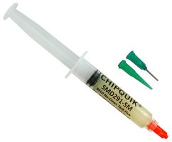 CHIP QUIK SMD291-5M Solder Flux, No Clean, Lead Free Soldering, Syringe, 5 cc, 5 g, SMD Series