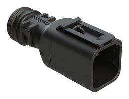 AMPHENOL SINE/TUCHEL - ATBS-269-0605 - BACKSHELL, RCPT CONN, 6POS, 180DEG, BLK