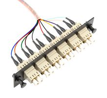 L-COM FSP12-LCM2-BL-3 FIBRE CORD, 50/125UM, LC-FREE END, 3M