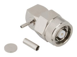 AMPHENOL RF - 031-6985. - RF COAX CONN, TNC RP, R/A PLUG, 50 OHM