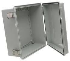 BUD INDUSTRIES PTQ-11054 ENCLOSURE, MULTIPURPOSE, PC/GFR, GRAY