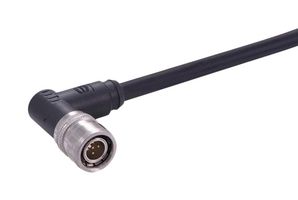 HARTING - 21402200552010 - CBL ASSY, 5P R/A M12 PLUG-FREE END, 3.3