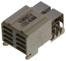 AMPHENOL COMMUNICATIONS SOLUTIONS 89039-101LF CONNECTOR, BACKPLANE, RCPT, 8POS, 2MM