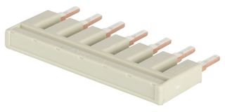 WAGO 2002-407. JUMPER, PUSH-IN, 7POS, LIGHT GRAY