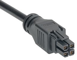 MOLEX 245132-0430. CABLE ASSY, 4POS, RCPT-RCPT, 9.8ft