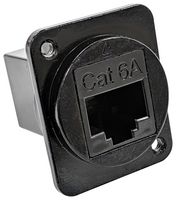 SWITCHCRAFT/CONXALL EHRJ45D6ABM3 ADAPTER, RJ45 JACK-JACK, 8P8C, CAT6A