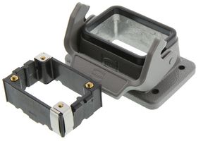 HARTING 09300060391. HEAVY DUTY BASE W/ FRAME, 6B, 1 LEVER