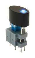 E-SWITCH TL2205EEBPBB. PB SW, DPDT, 0.1A, 30VDC, BLUE, SOLDER