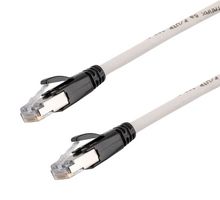 L-COM TRD626ASR-WHT-15F ENET CABLE, CAT6A, RJ45 PLUG-PLUG, 15FT