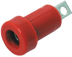 JOHNSON - CINCH CONNECTIVITY - 108-2302-801 - BANANA JACK, 15A, SOLDER, RED