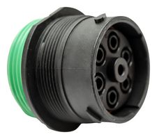 AMPHENOL SINE/TUCHEL - AHDP04-24-07SN-WTA - INDUSTRIAL CIRCULAR, RCPT, 7POS, CABLE