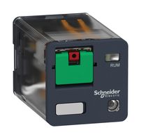 SQUARE D BY SCHNEIDER ELECTRIC RUMC32F7 RELAY, 3PDT, 250VAC, 28VDC, 10A