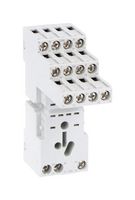 LOVATO ELECTRIC HR6XS21S RELAY SKT, 10A, 6POS, DIN RAIL, SPRING