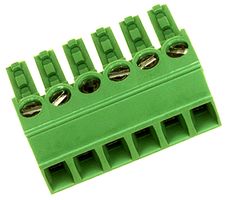 BUCHANAN - TE CONNECTIVITY 284507-6 TERMINAL BLOCK PLUGGABLE, 6 POSITION, 30