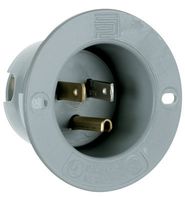 LEGRAND PASS & SEYMOUR 5278-SS ELECTRICAL AC POWER CONNECTOR, 15A, 125V