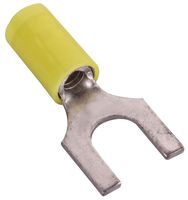 TE CONNECTIVITY - AMP 321035 TERMINAL, SPADE/FORK, #4, CRIMP, YELLOW