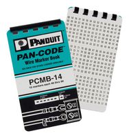 PANDUIT PCMB-14 CABLE MARKER, 46-90, 5.6MM X 34.9MM