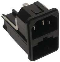 SCHURTER 4303.0002 POWER ENTRY MODULE, PLUG, 15A