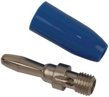 JOHNSON - CINCH CONNECTIVITY - 108-0310-001 - BANANA PLUG, 15A, SOLDERLESS, BLUE