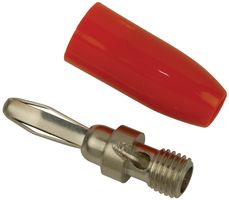 JOHNSON - CINCH CONNECTIVITY - 108-0306-001 - BANANA PLUG, 15A, SOLDERLESS, ORANGE