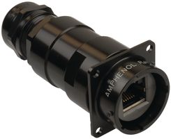 AMPHENOL SOCAPEX RJF2PEM1B. IN-LINE ADAPTER, RJ45 8P JACK-JACK